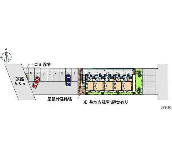 ★手数料０円★岐阜市上川手　月極駐車場（LP）